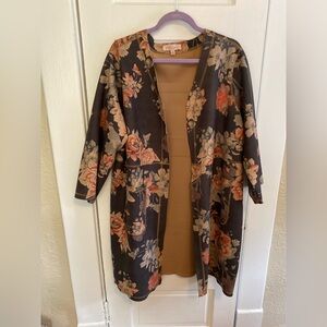 Philosophy Republic Floral Faux Leather Jacket